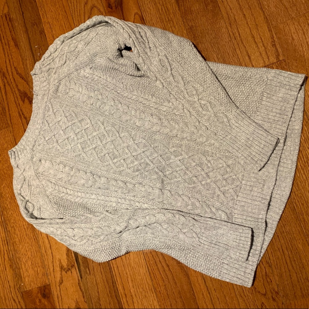 Woven sweater